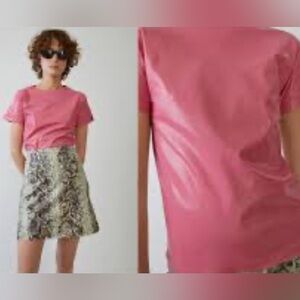 ACNE STUDIOS TESSA VISCOSE STARCHED TEE